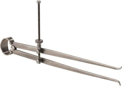 Value Collection - 10 Inch Leg, Spring Joint, Steel, Polished, Inside Caliper - 10 Inch Max Measurement, 250mm Max Measurement, Flat Leg with Quick Nut Adjustment - USA Tool & Supply