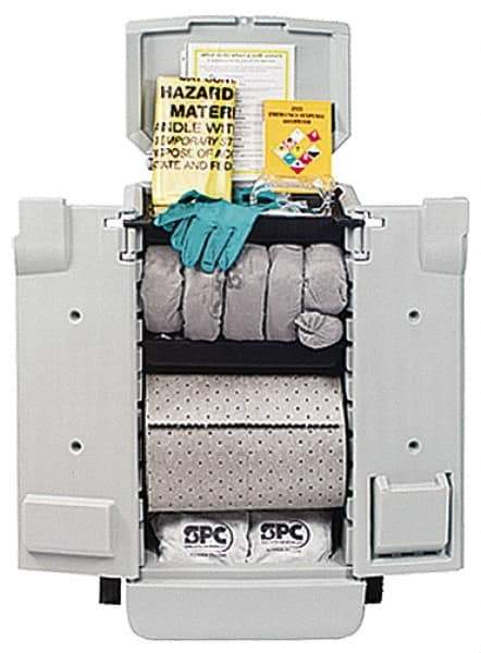 Brady SPC Sorbents - 22 Gal Capacity Hazardous Materials Spill Kit - Kaddie - USA Tool & Supply