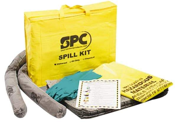 Brady SPC Sorbents - 5 Gal Capacity Universal Spill Kit - Bag - USA Tool & Supply