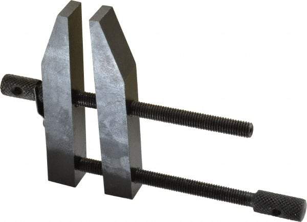 Value Collection - 2-3/4" Max Capacity, 4" Jaw Length, Parallel Clamp - Hardened Steel - USA Tool & Supply