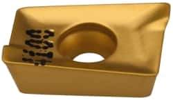 Iscar - APKT1003 RM Grade IC4010 Carbide Milling Insert - TiCN/Al2O3/TiN Finish, 0.1366" Thick, 0.5mm Corner Radius - USA Tool & Supply