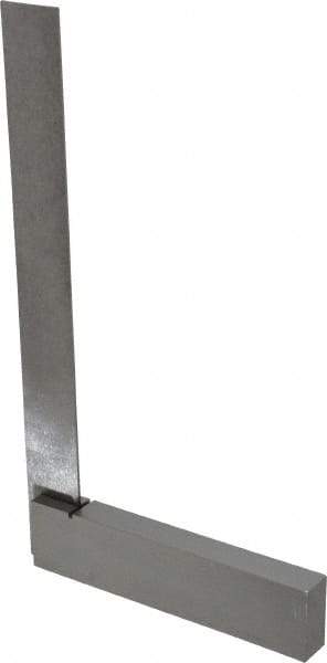 Value Collection - 9" Blade Length, 6-9/32" Base Length Steel Square - USA Tool & Supply