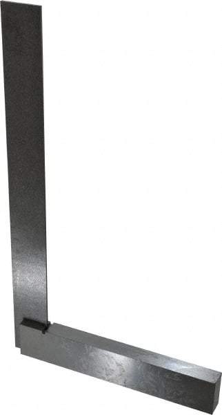 Value Collection - 12" Blade Length, 8-1/4" Base Length Steel Square - USA Tool & Supply