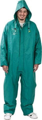 OnGuard - Size L, Green, Chemical Coverall - 1 Pocket, Open Ankle, Open Wrist - USA Tool & Supply