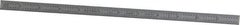 TESA Brown & Sharpe - 12" Long, 1/64, 1/32, 1/16, 1/8" Graduation, Flexible Steel Rule - 4R Graduation Style, 1/2" Wide, Silver, Satin Chrome Finish - USA Tool & Supply