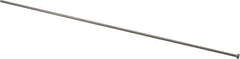 Gibraltar - 2.2mm Pin Diam, 4mm Head Diam x 2mm Head Height, 250mm OAL, Straight Ejector Pin - Steel, 248mm Pin Length - USA Tool & Supply