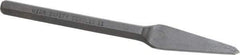 Mayhew - 5-1/2" OAL x 1/8" Blade Width Cape Chisel - USA Tool & Supply