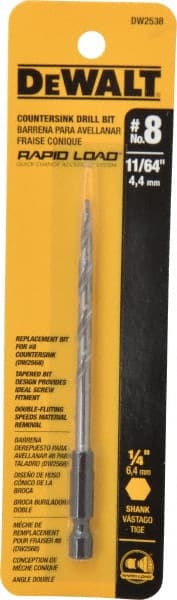 DeWALT - 11/64" High Speed Steel, Maintenance Drill Bit - USA Tool & Supply