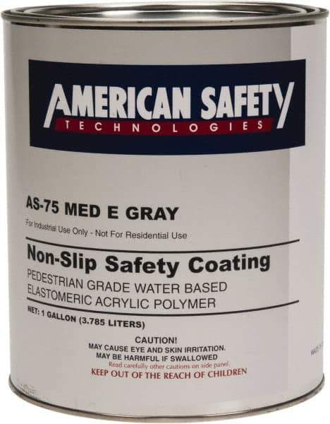 American Safety Technology - 1 Gal Gray Antislip Epoxy - USA Tool & Supply
