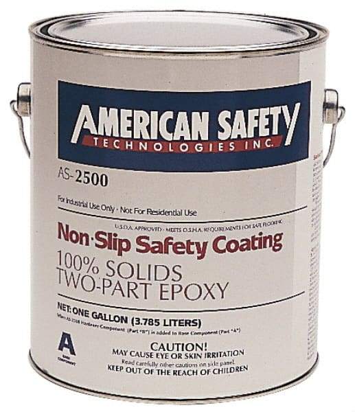 American Safety Technology - 1 Gal Black Antislip Epoxy - USA Tool & Supply