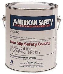 American Safety Technology - 1 Gal Gray Antislip Epoxy - USA Tool & Supply