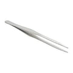 Value Collection - 6-1/2" OAL Stainless Steel Assembly Tweezers - Extra Long, Straight Smooth Points - USA Tool & Supply