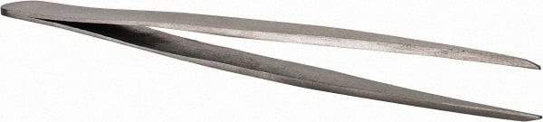 Value Collection - 4-1/2" OAL Stainless Steel Assembly Tweezers - Strong Sharp Points - USA Tool & Supply