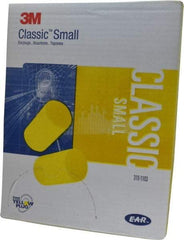 3M - Disposable, Uncorded, 29 dB, Barrel Earplugs - Yellow, 200 Pairs - USA Tool & Supply