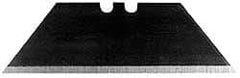 U.S. Blade - 5 Piece Steel Single Edge Blade - 2" OAL, 0.017" Blade Thickness - USA Tool & Supply