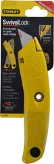 Stanley - Retractable Utility Knife - 3 Blades Included - USA Tool & Supply