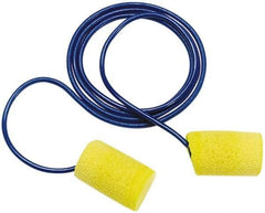 3M - Disposable, Corded, 29 dB, Barrel Earplugs - Yellow, 200 Pairs - USA Tool & Supply