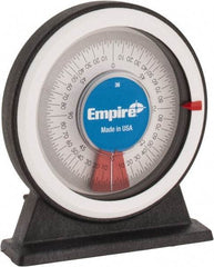 Empire Level - 360° Measuring Range, Magnetic Base Dial Protractor - USA Tool & Supply