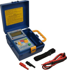 B&K Precision - Digital Display, 2,000 Megohm Electrical Insulation Resistance Tester & Megohmmeter - 1,000 VDC Max Test Voltage, Powered by AA Battery - USA Tool & Supply