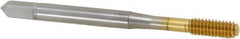 OSG - #8-32 UNC H3 Thread Limit Bottoming Thread Forming Tap - Cobalt, TiN Finish, 2-1/8" OAL, 3/4" Thread Length, Right Hand Thread, Series HY-PRO NRT - USA Tool & Supply