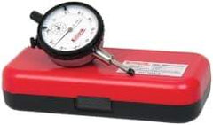 SPI - 1/2" Range, 0-25-0, 0-50 Dial Reading, 0.0005" Graduation Dial Drop Indicator - 2-1/4" Dial, 0.1" Range per Revolution, Revolution Counter, Includes NPL Traceability Certification - USA Tool & Supply