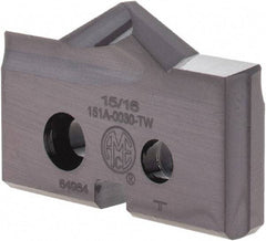 Allied Machine and Engineering - 15/16" Diam x 5/32" Thick, Seat Code 1, Spade Drill Insert - TiAlN Coated, Cobalt, Series T-A - USA Tool & Supply