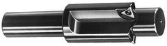 Cutting Tool Technologies - 11/16 Inch Diameter, Solid Pilot, Straight 1/2 Inch Shank Diameter, 3 Insert, Indexable Counterbore - 4-7/16 Inch Overall Length, TPGH Insert - USA Tool & Supply