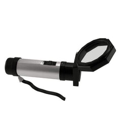 Value Collection - 3.5x Magnification, 2 Inch Lens Diameter, Flashlight Loupe Loupe - USA Tool & Supply