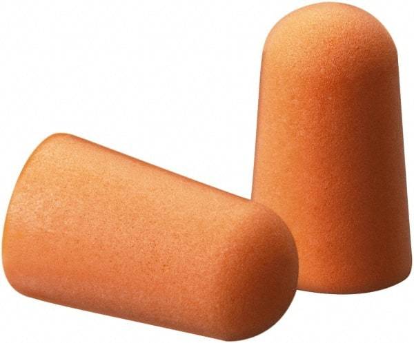 3M - Disposable, Uncorded, 29 dB, Taper End Earplugs - Orange - USA Tool & Supply