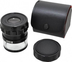 SPI - 10x Max Magnification, 1-3/8 Inch Lense Diameter, Pocket and Hand Held Optical Comparator - Reticle No. 5 - USA Tool & Supply