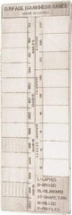 Value Collection - 2 to 500 micro Inch Surface Finish, Surface Finish Comparator - 22 Specimens - USA Tool & Supply