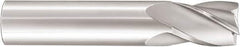 SGS - 8mm, 12mm LOC, 8mm Shank Diam, 50mm OAL, 4 Flute, Solid Carbide Square End Mill - Single End, TiN Finish, Spiral Flute, 30° Helix, Centercutting, Right Hand Cut, Right Hand Flute, Series 16M - USA Tool & Supply