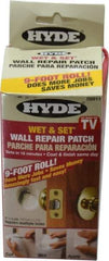 Hyde Tools - Drywall/Plaster Repair - White, 5" x 3 Yd ( 540 Sq In ) Coverage - USA Tool & Supply
