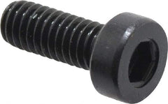 Holo-Krome - M4x0.70 Metric Coarse Hex Socket Drive, Low Socket Cap Screw - Grade 10.9 Alloy Steel, Black Oxide Finish, Fully Threaded, 10mm Length Under Head - USA Tool & Supply
