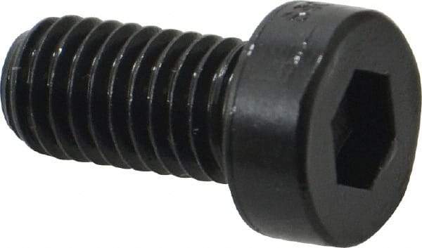 Holo-Krome - M8x1.25 Metric Coarse Hex Socket Drive, Low Socket Cap Screw - Grade 10.9 Alloy Steel, Black Oxide Finish, Fully Threaded, 16mm Length Under Head - USA Tool & Supply