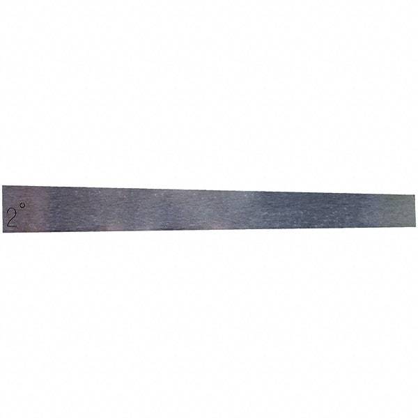 Value Collection - 2° Angle, 3 Inch Long, Angle Block - 55 RC Hardness - USA Tool & Supply