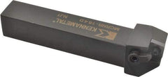 Kennametal - MCRN, Right Hand Cut, 15° Lead Angle, 1" Shank Height x 1" Shank Width, Negative Rake Indexable Turning Toolholder - 6" OAL, CN..43. Insert Compatibility, Series Kenloc - USA Tool & Supply