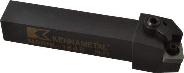 Kennametal - MSRN, Left Hand Cut, 15° Lead Angle, 3/4" Shank Height x 3/4" Shank Width, Negative Rake Indexable Turning Toolholder - 4-1/2" OAL, SN..43. Insert Compatibility, Series Kenloc - USA Tool & Supply