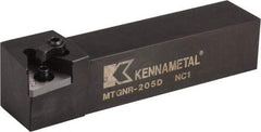 Kennametal - MTGN, Right Hand Cut, 0° Lead Angle, 1-1/4" Shank Height x 1-1/4" Shank Width, Negative Rake Indexable Turning Toolholder - 6" OAL, TN..54. Insert Compatibility, Series Kenloc - USA Tool & Supply