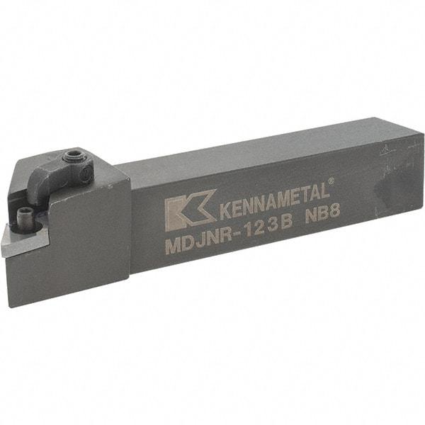 Kennametal - MDJN, Right Hand Cut, 3° Lead Angle, 3/4" Shank Height x 3/4" Shank Width, Negative Rake Indexable Turning Toolholder - 4-1/2" OAL, DN..33. Insert Compatibility, Series Kenloc - USA Tool & Supply