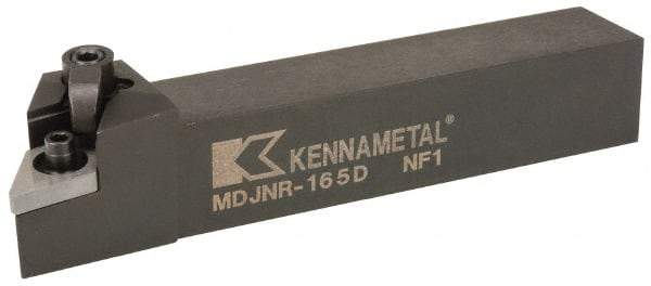Kennametal - MDJN, Right Hand Cut, 3° Lead Angle, 1" Shank Height x 1" Shank Width, Negative Rake Indexable Turning Toolholder - 6" OAL, DN..54. Insert Compatibility, Series Kenloc - USA Tool & Supply