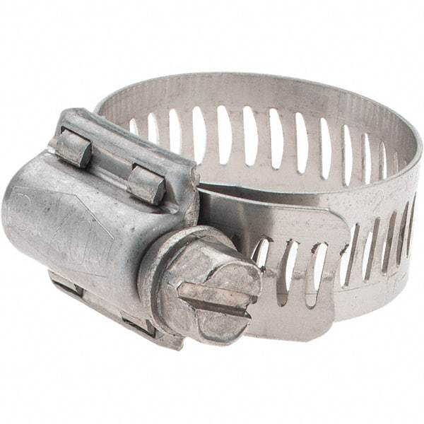 Dixon Valve & Coupling - Worm Gear Clamps - 1-1/4 STAINLESS STEEL HOSE CLAMP - USA Tool & Supply