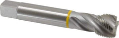 Emuge - 1-1/8 - 12 UNF 4 Flute 2B Modified Bottoming Spiral Flute Tap - Cobalt, Bright Finish, 5.906" OAL, Right Hand Flute, Right Hand Thread, Series Enorm - USA Tool & Supply