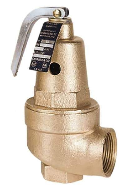 Conbraco - 2" Inlet, 2" Outlet, ASME Safety Relief Valve - 30 Max psi, 5,193,000 BTUs - USA Tool & Supply