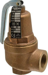 Conbraco - 3/4" Inlet, 3/4" Outlet, ASME Safety Relief Valve - 30 Max psi, 827,000 BTUs - USA Tool & Supply