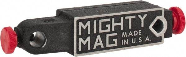 Made in USA - 4-1/2" Long x 1" Wide x 1-1/4" High Magnetic Indicator Base - 45 Lb Magnetic Pull - USA Tool & Supply