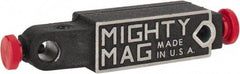 Made in USA - 4-1/2" Long x 1" Wide x 1-1/4" High Magnetic Indicator Base - 45 Lb Magnetic Pull - USA Tool & Supply
