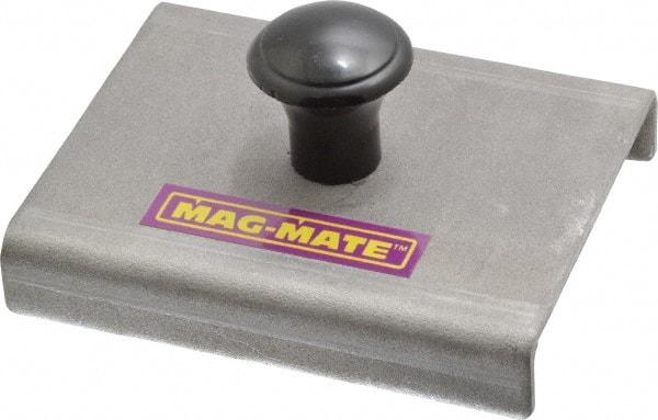 Mag-Mate - 2-1/2" Long, 9/16" Magnet Height, 45 Lb Max Pull Magnetic Print Holder - 22.5 Lb Average Magnetic Pull - USA Tool & Supply