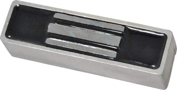 Mag-Mate - 1-1/4" Wide x 1-1/4" High x 4-1/2" Long, Rectangular Ceramic Holding Magnet - 3 Pole, 110 Lb Max Holding Capacity, 55 Lb Average Holding Capacity - USA Tool & Supply