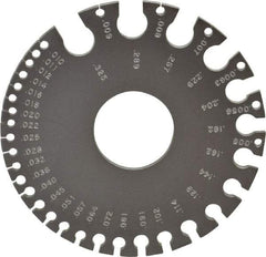 PEC Tools - #36 Steel Wire and Sheet Metal Gage - Use with Nonferrous Metals - USA Tool & Supply